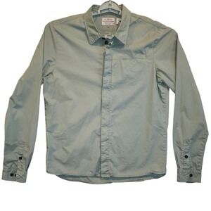 Giro Sport Design Mens Grey‎ Long Sleeve Button Down Cycling Shirt Size M